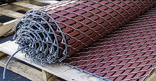 Noodle Link rolled up ready for shipment