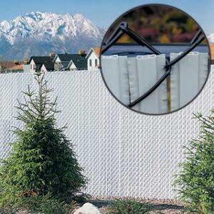 Wing Slat for Chain Link Fence Double Wall - 2 Wings 95% Privacy