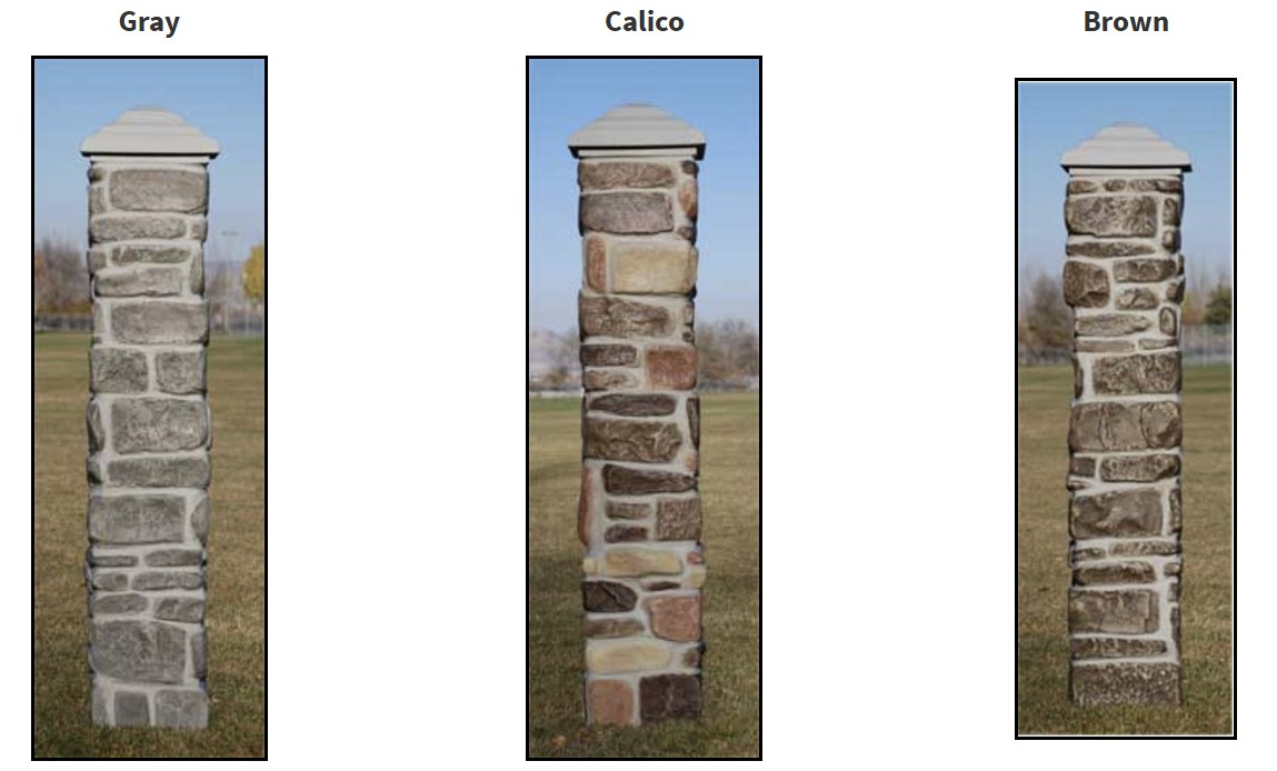 Pre-Formed River Rock Faux Pillars - Image 4