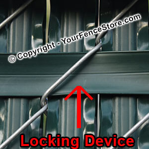 Top Locking Device for Chain Link Fence Slats