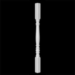 PVC Balusters / Spindles for Deck Railing (2" Colonial)