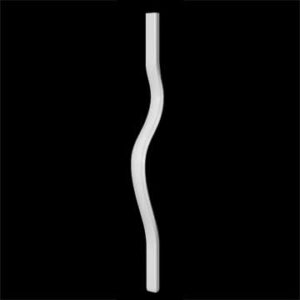 PVC Balusters / Spindles for Deck Railing (Belly)